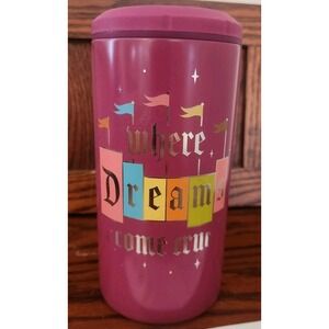 Disney Parks Where Dreams Come True Slim Can Insulated Drink Can Holder Pink NEW